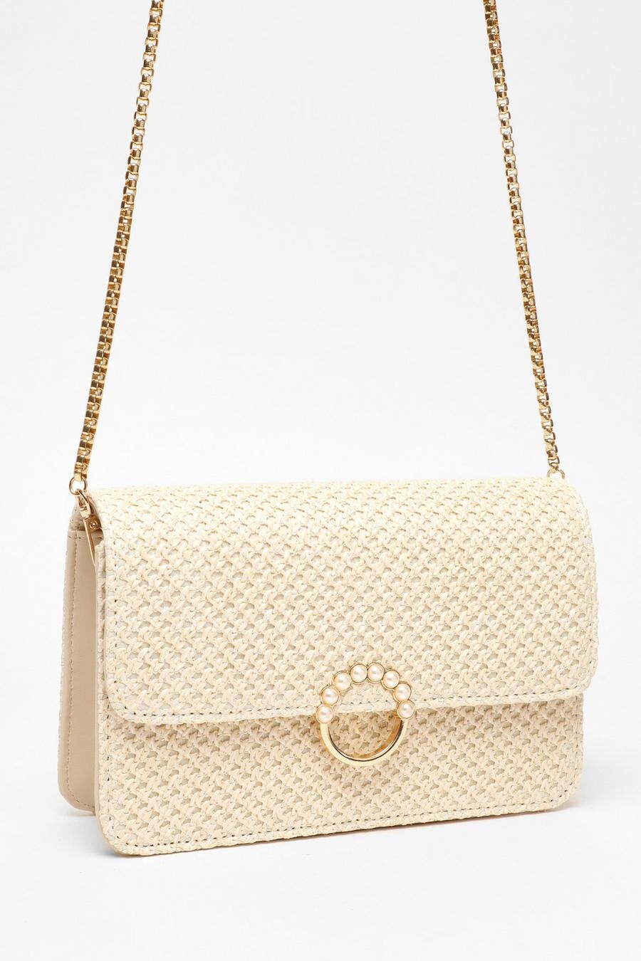 

Сумка через плечо Nude Woven QUIZ Clothing