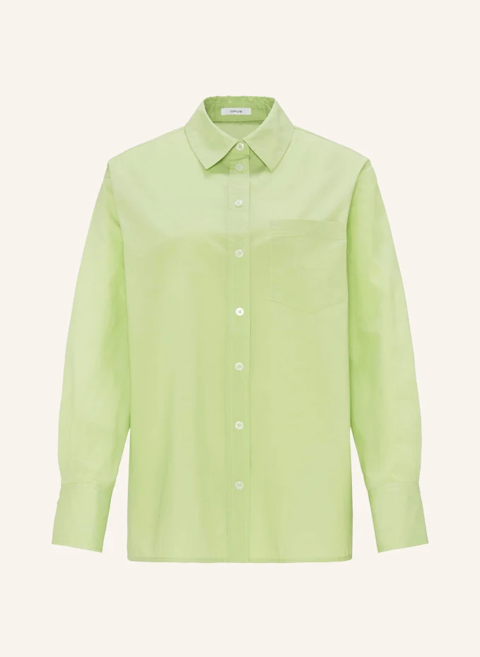 Блузка-рубашка fabino Opus, зеленый