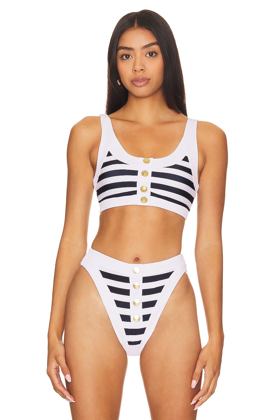 

Топ бикини BEACH RIOT x REVOLVE Isle, цвет Black & White