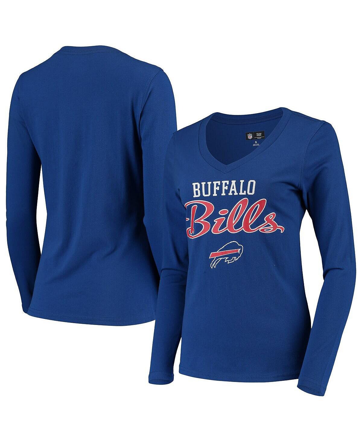 

Женская футболка Royal Buffalo Bills Post Season с длинными рукавами и v-образным вырезом G-III 4Her by Carl Banks