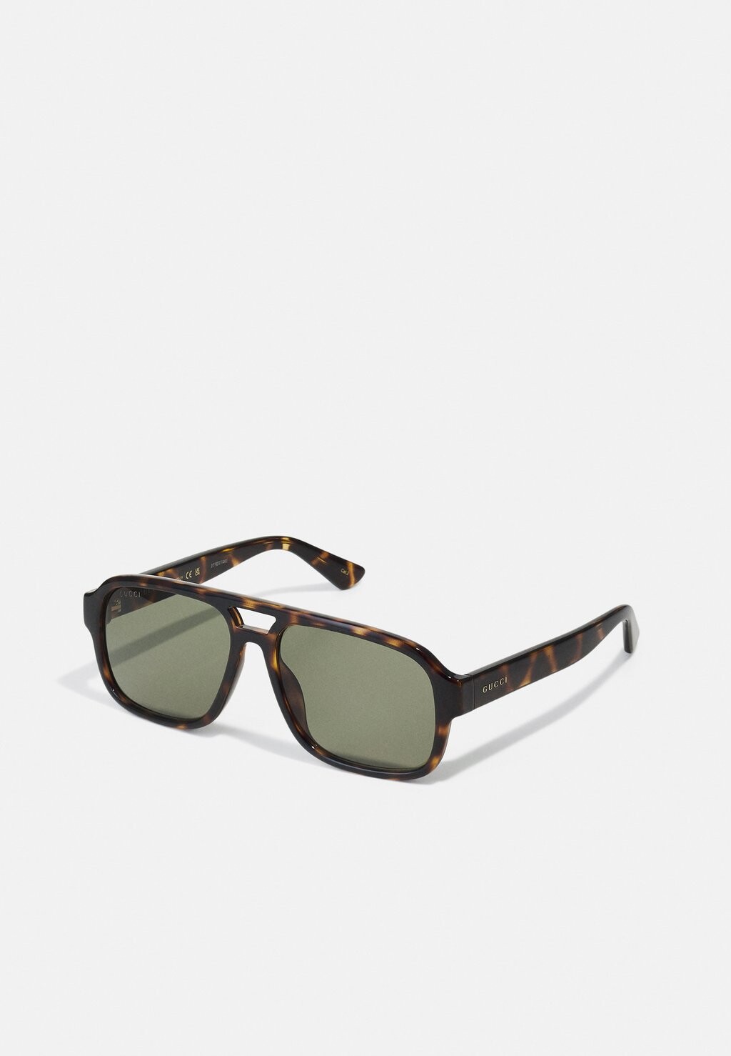 

Солнцезащитные очки Unisex Gucci, цвет havana/green