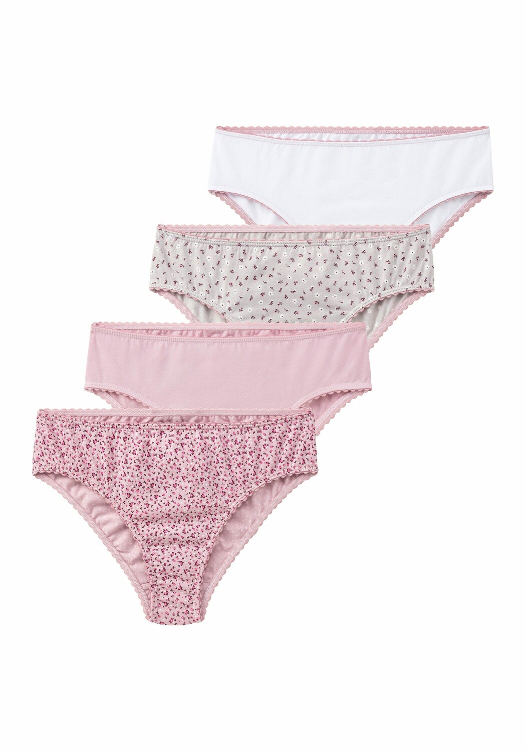 

Трусы Vivance, цвет rosa geblümt, rosa uni, grau geblümt, weiß uni