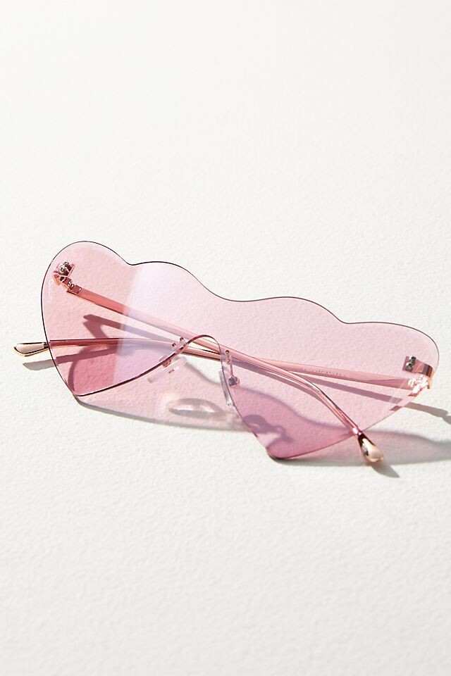 

Очки солнцезащитные Otra Eyewear Hearts on Fire, розовый