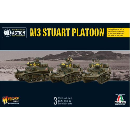 Фигурки M3 Stuart Troop Warlord Games
