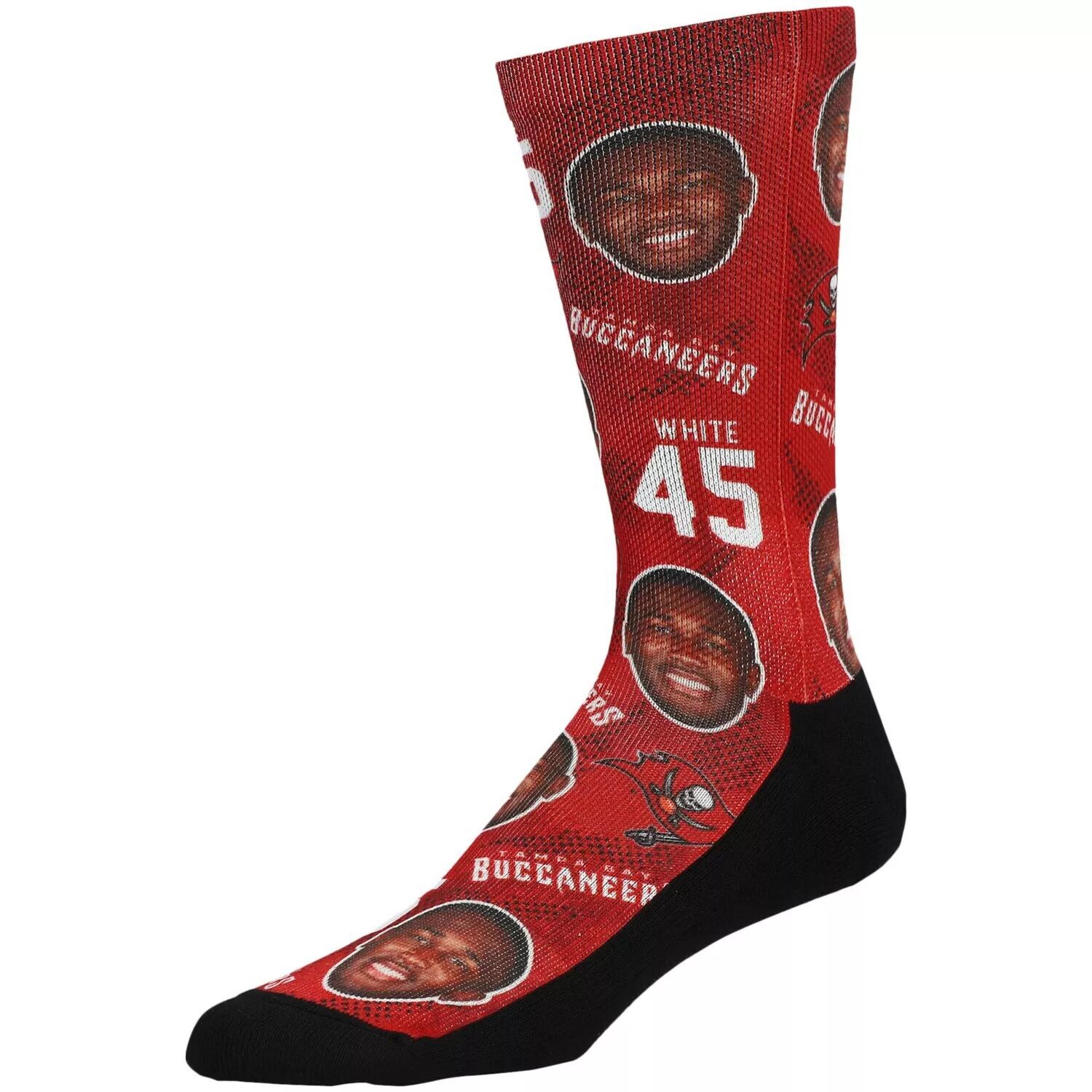 

Мужские носки Rock Em Devin White Tampa Bay Buccaneers Football Guy Crew Socks