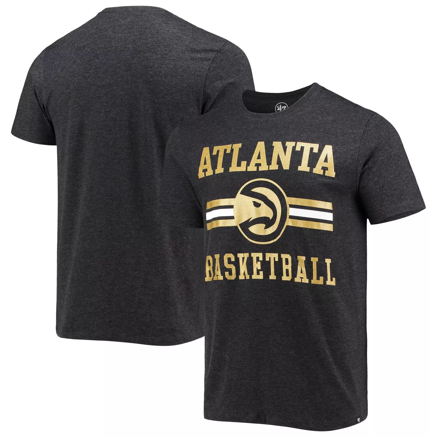 

Мужская черная футболка Atlanta Hawks City Edition Club '47