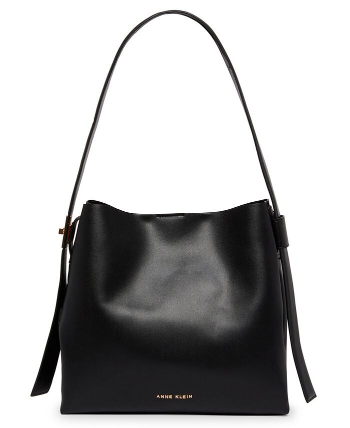 

Среднее ведро-бродяга Anne Klein, черный