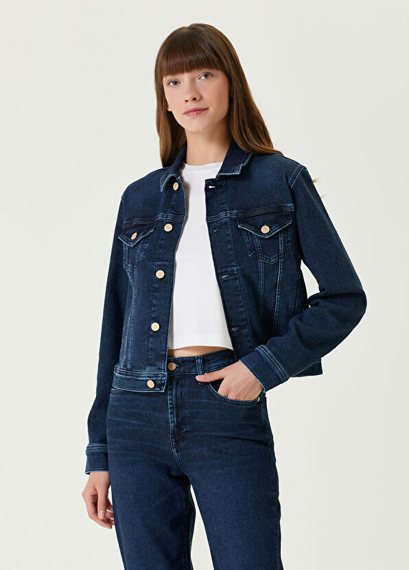

Джинсовая куртка 7 For All Mankind, синий