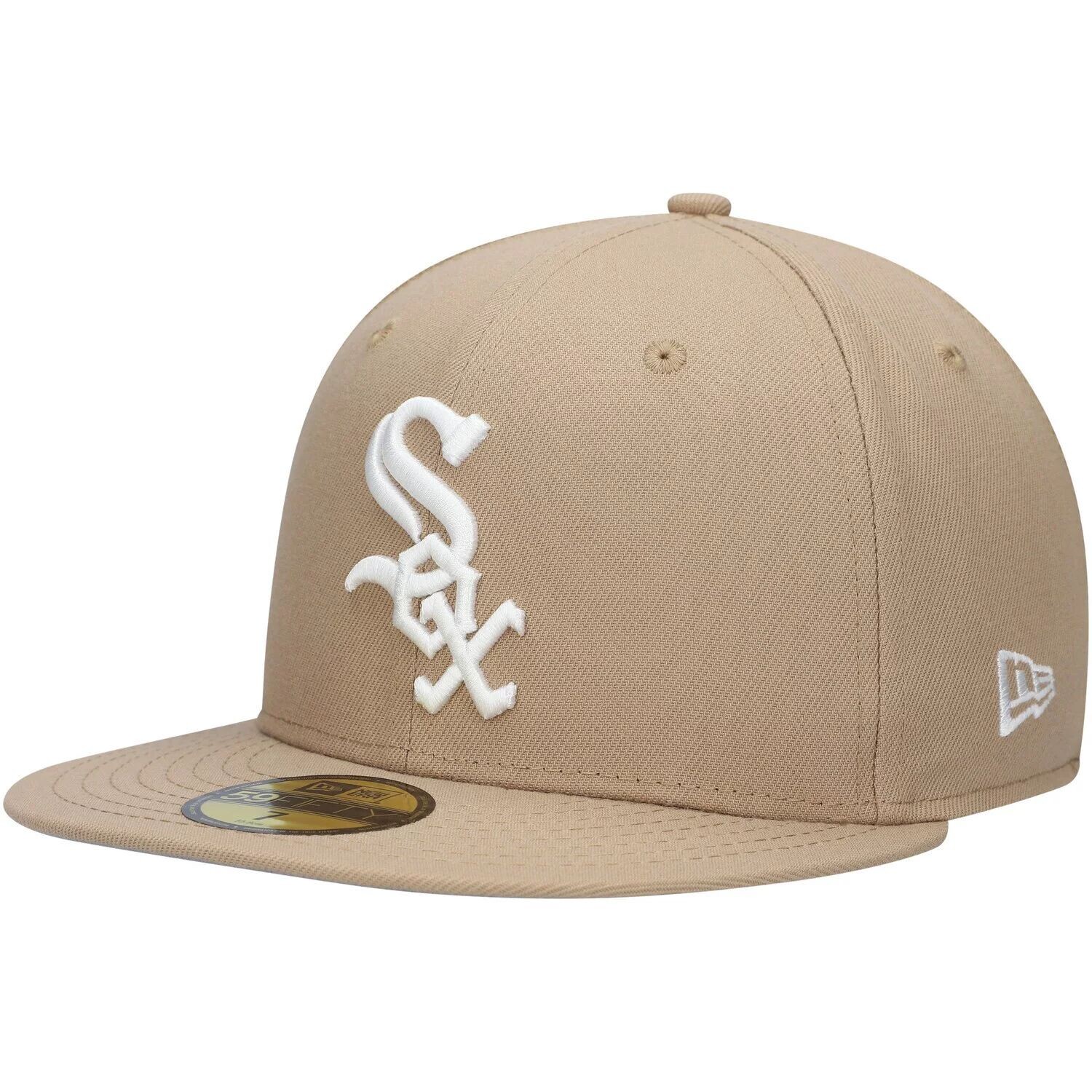 

Мужская приталенная кепка New Era цвета хаки Chicago White Sox 59FIFTY