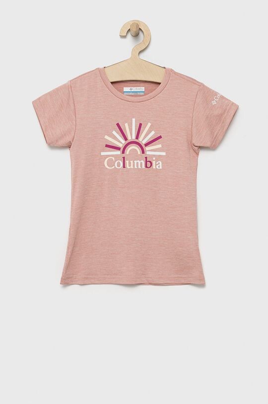 

Детская футболка Columbia, розовый