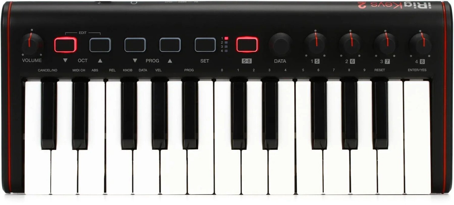 

IK Multimedia iRig Keys 2 25-клавишный контроллер для iOS, Android и Mac/ПК