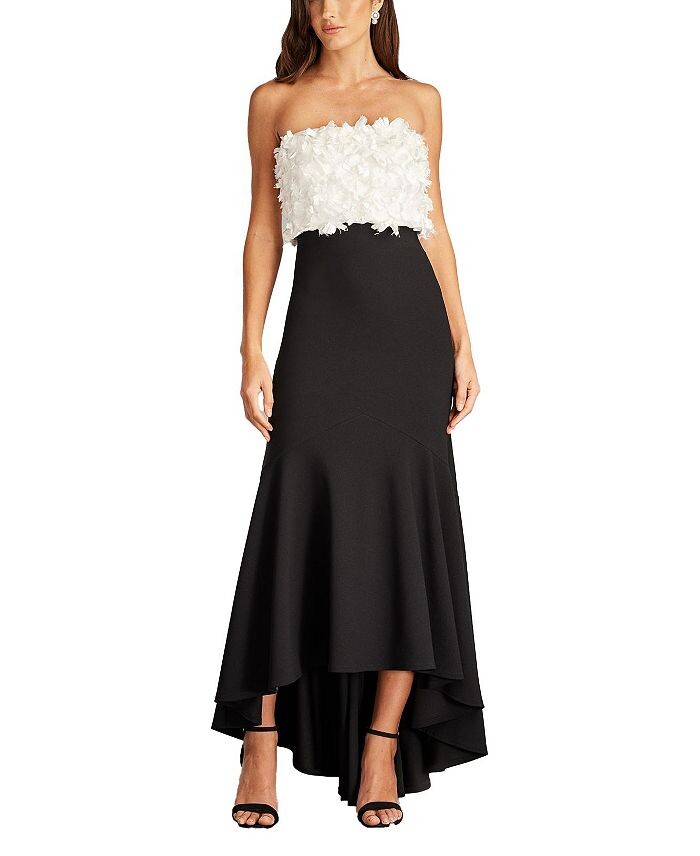 

Платье без бретелек с цветочным декором Tadashi Shoji Xora, мультиколор