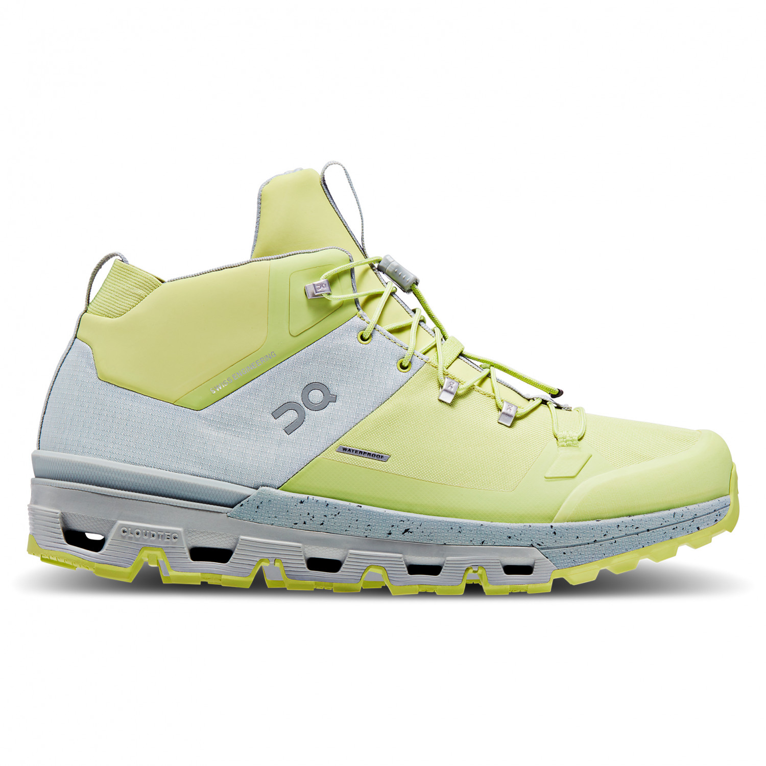 Ботинки для прогулки On Cloudtrax Waterproof, цвет Glacier/Zest