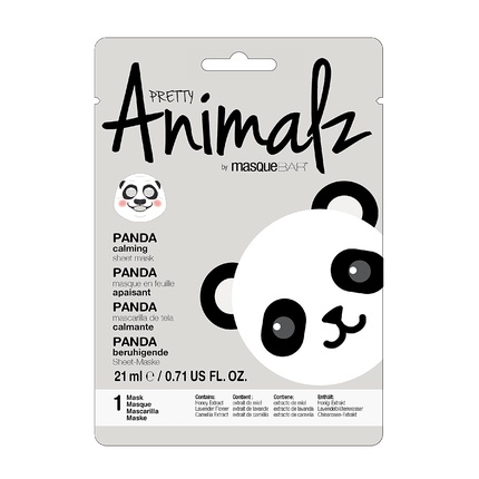 Тканевая маска Pretty Animalz Panda, Masque Bar