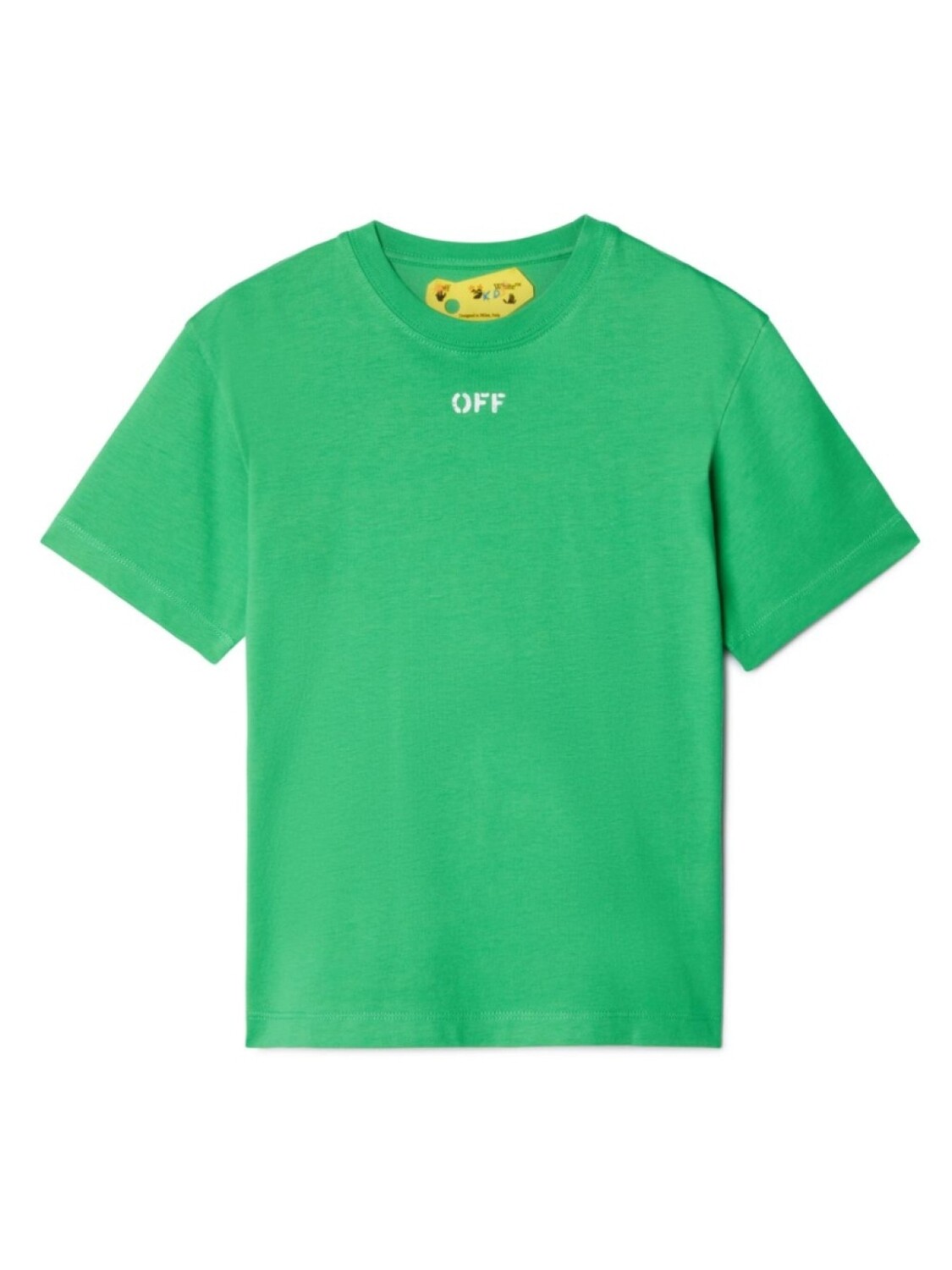 

Off-White Kids футболка Off Stamp, зеленый