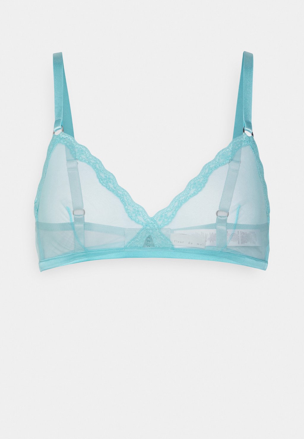 

Бюстгальтер треугольный Sheer Bralette Cutout Fleur du Mal, цвет bright jade