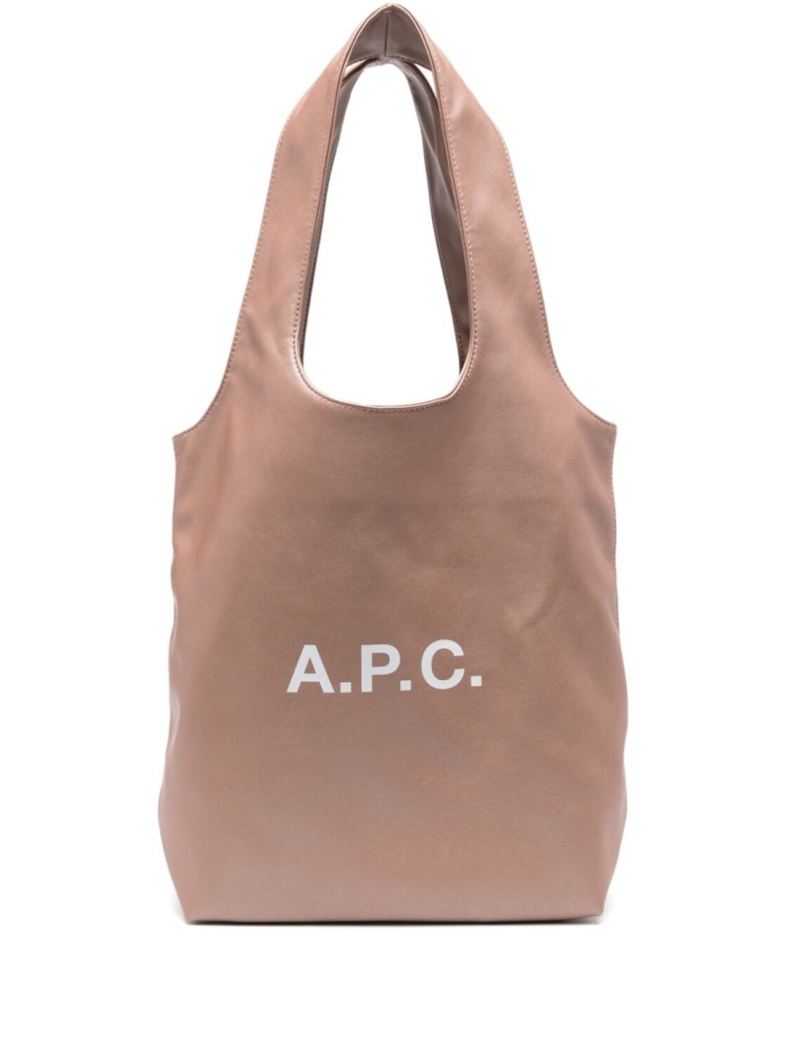 

A.P.C. сумка-тоут Ninon с логотипом, розовый