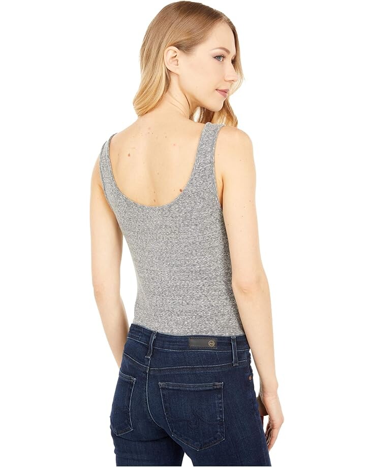 

Боди Madewell Tank Thong Bodysuit, цвет Heather Smoke