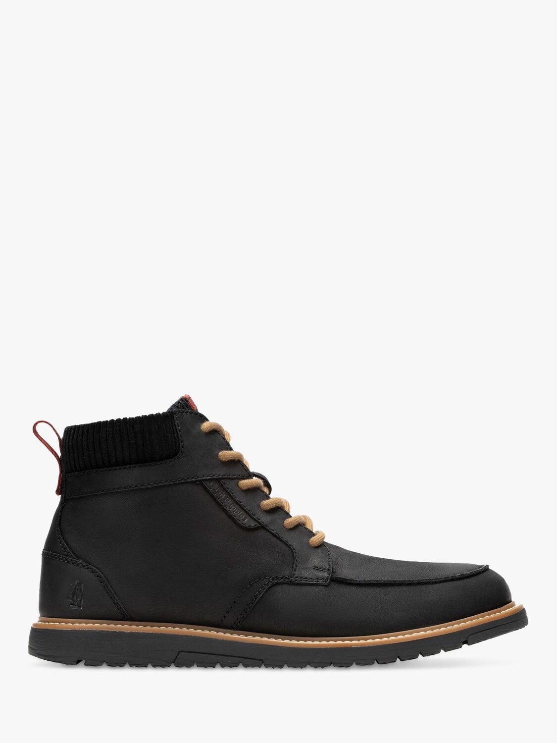 

Hush Puppies Jenson Кожаные повседневные ботильоны на шнуровке, черные