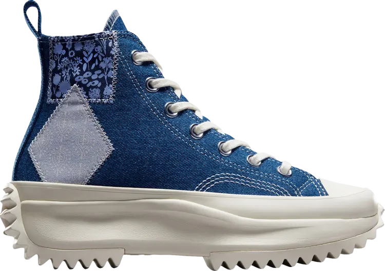 

Кроссовки Wmns Run Star Hike Platform High 'Denim Patchwork', синий