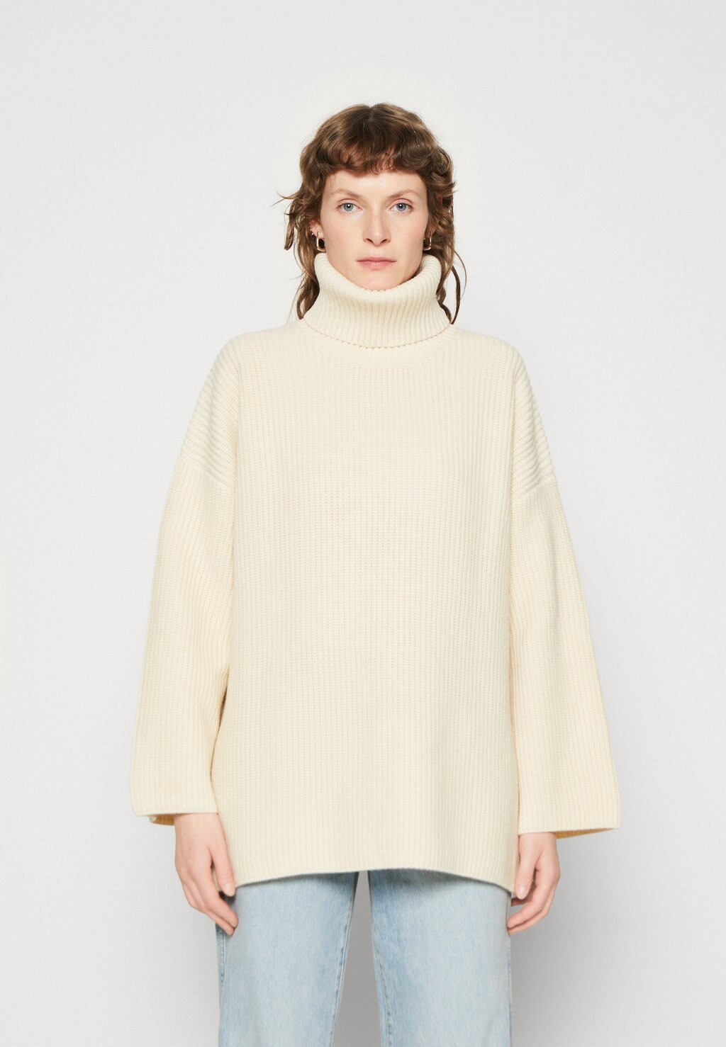 

Свитшот Selected Femme SLFMARY LONG ROLL NECK, цвет birch