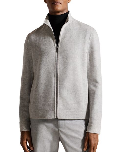 

Куртка Galow из смесовой шерсти с полной молнией Ted Baker, цвет Gray