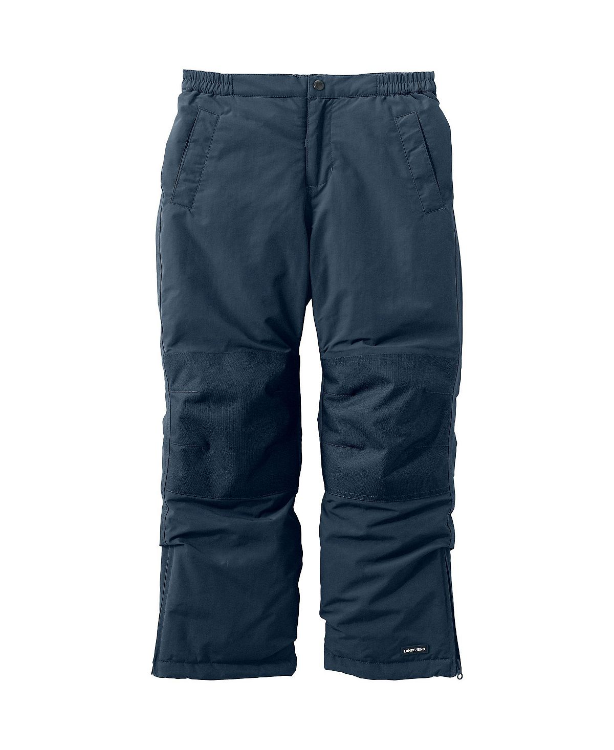Детские зимние зимние штаны до колена для мальчиков с водонепроницаемыми утепленными железными штанами до колена Lands' End