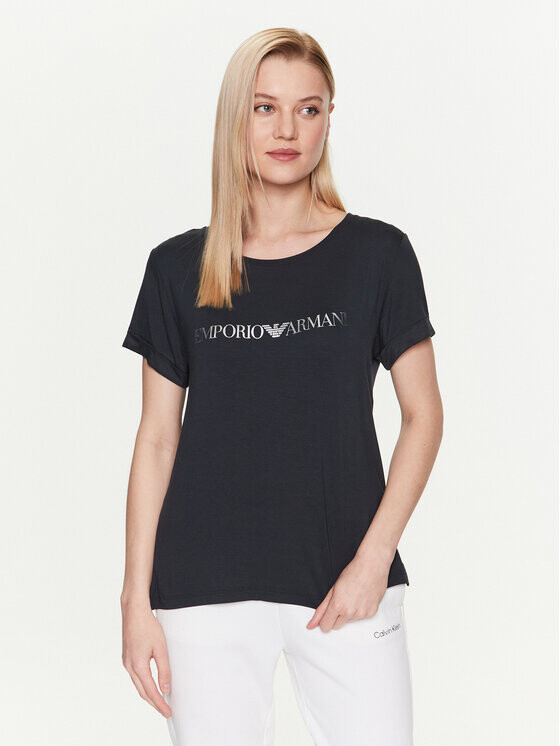 

Футболка стандартного кроя Emporio Armani, черный