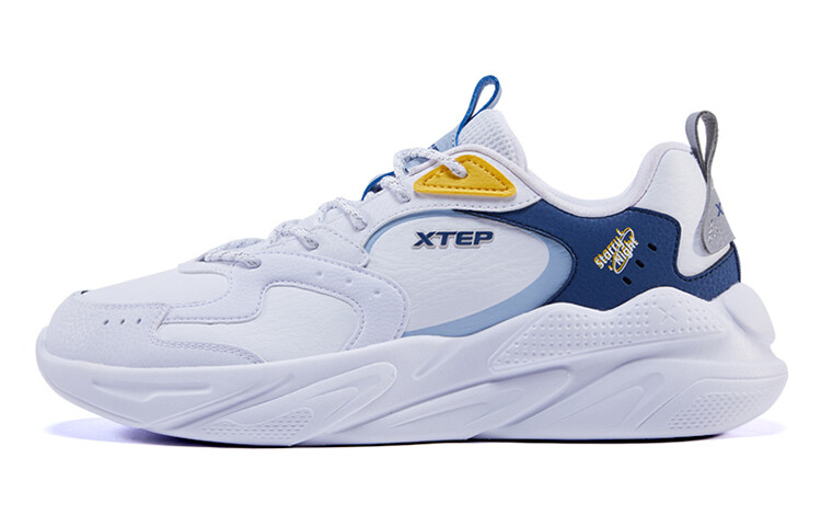 

Кроссовки XTEP Lifestyle Shoes Men Low-top New White/Persian Blue, синий