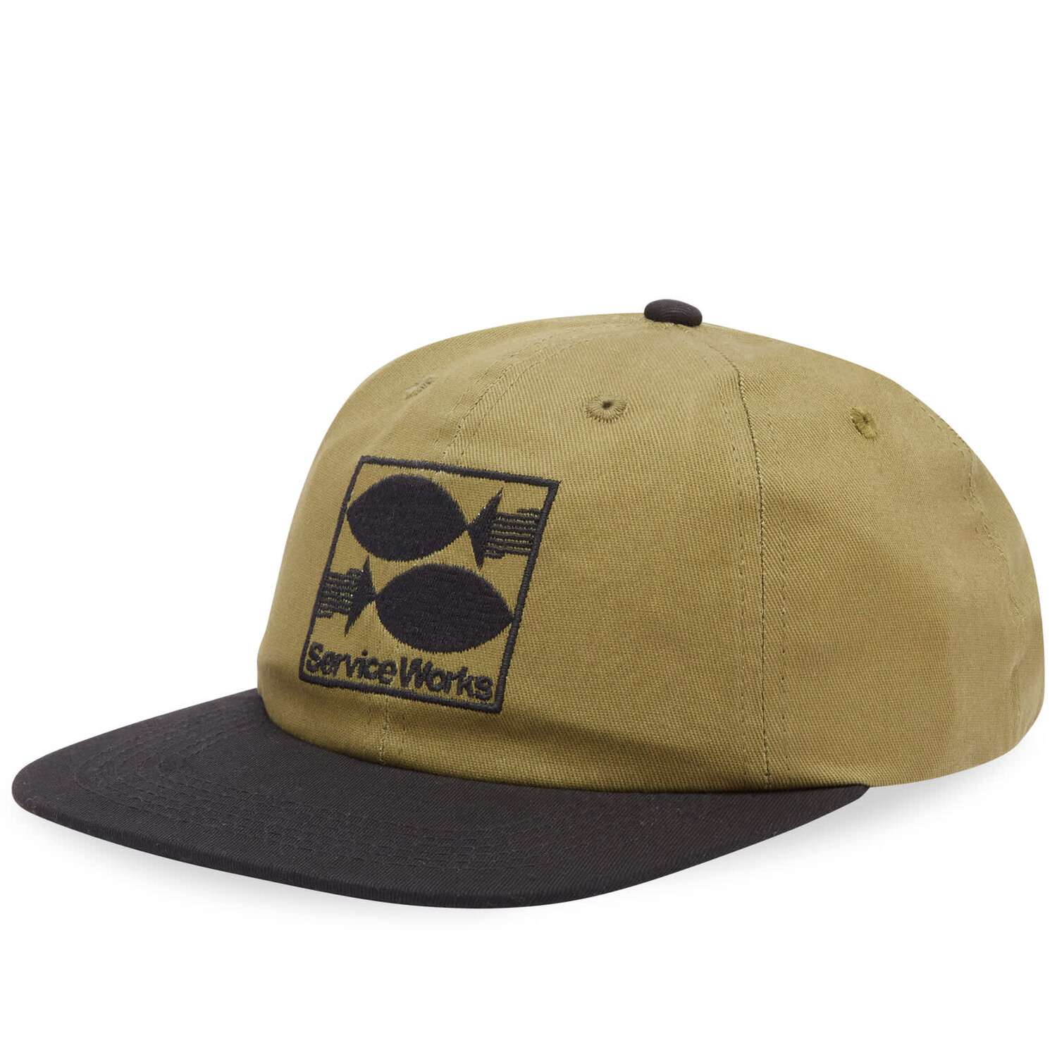 

Бейсболка Service Works Turbot 2 Tone, цвет Olive & Black