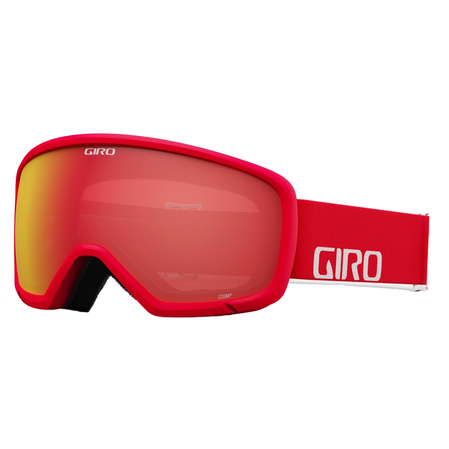 Очки Giro Stomp, цвет Red & White Wordmark/Amber Scarlet
