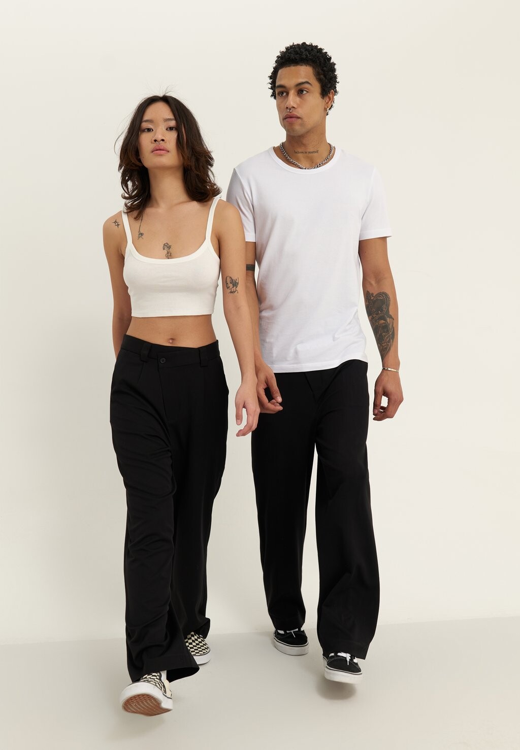 

Тканевые брюки CROSSED CROTCH UNISEX YOURTURN, черный