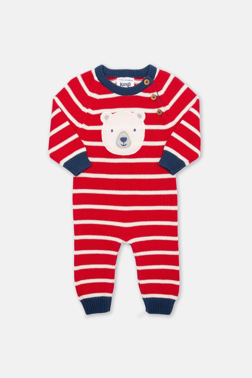 

Вязаный комбинезон Baby Mr Bear Kite, красный