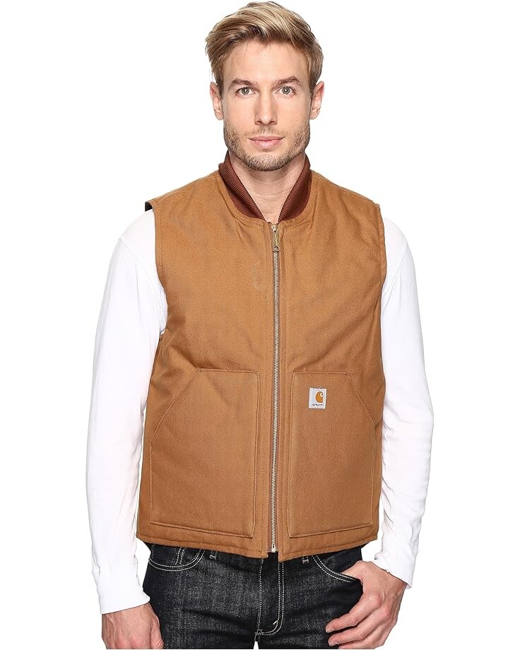 

Утепленный жилет Carhartt Duck Arctic, цвет Carhartt Brown