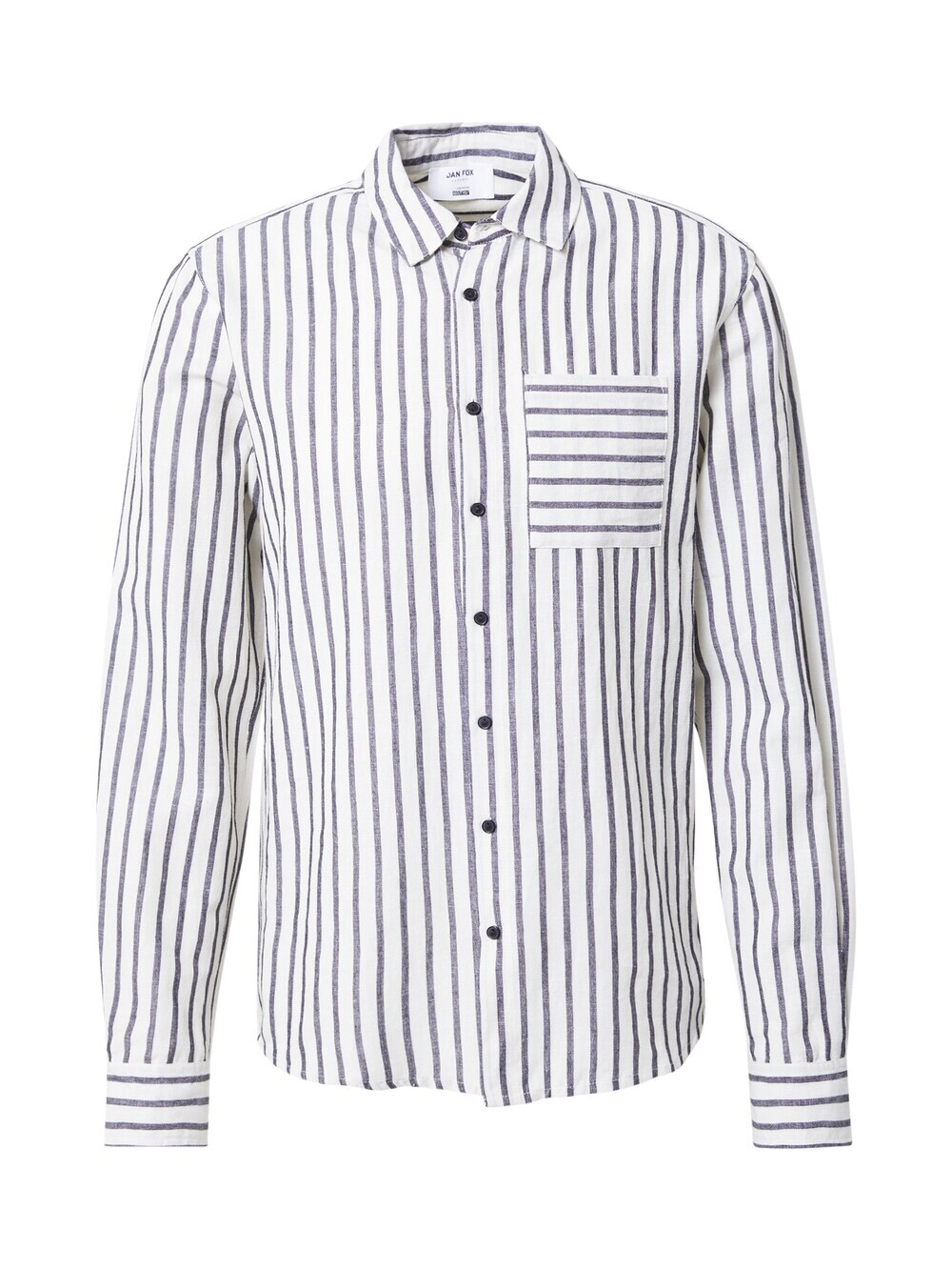 

Рубашка на пуговицах стандартного кроя DAN FOX APPAREL Janosch, черный/белый
