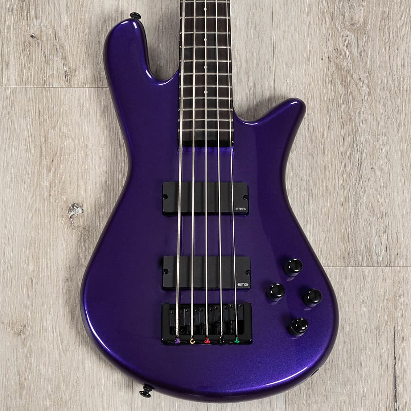 цена Басс гитара Spector NS Ethos 5 HP 5-String Bass, Ebony Fretboard, EMG 40DC, Plum Crazy Gloss