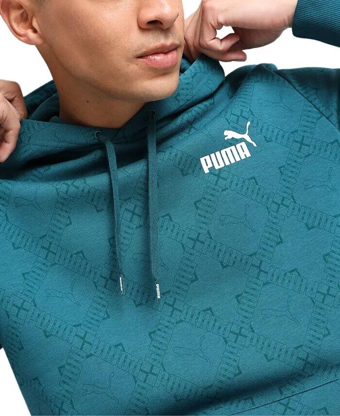 

Мужская толстовка с логотипом Logomania Allover Puma, зеленый