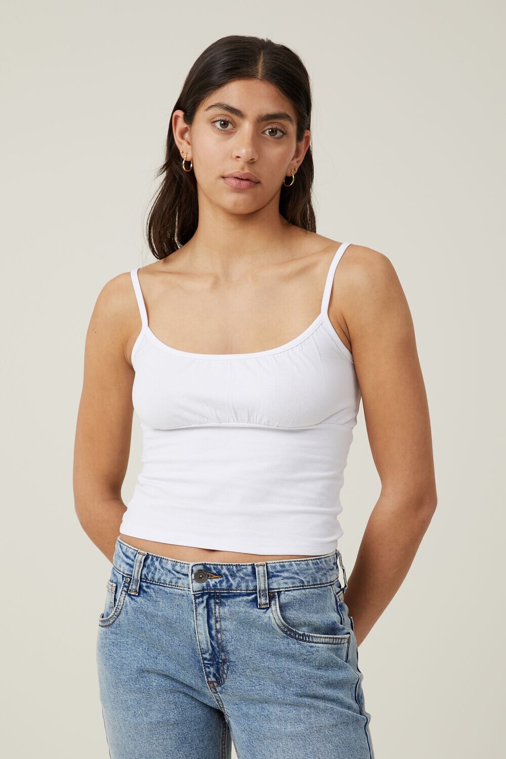 

Майка Belle со сборками Cotton On