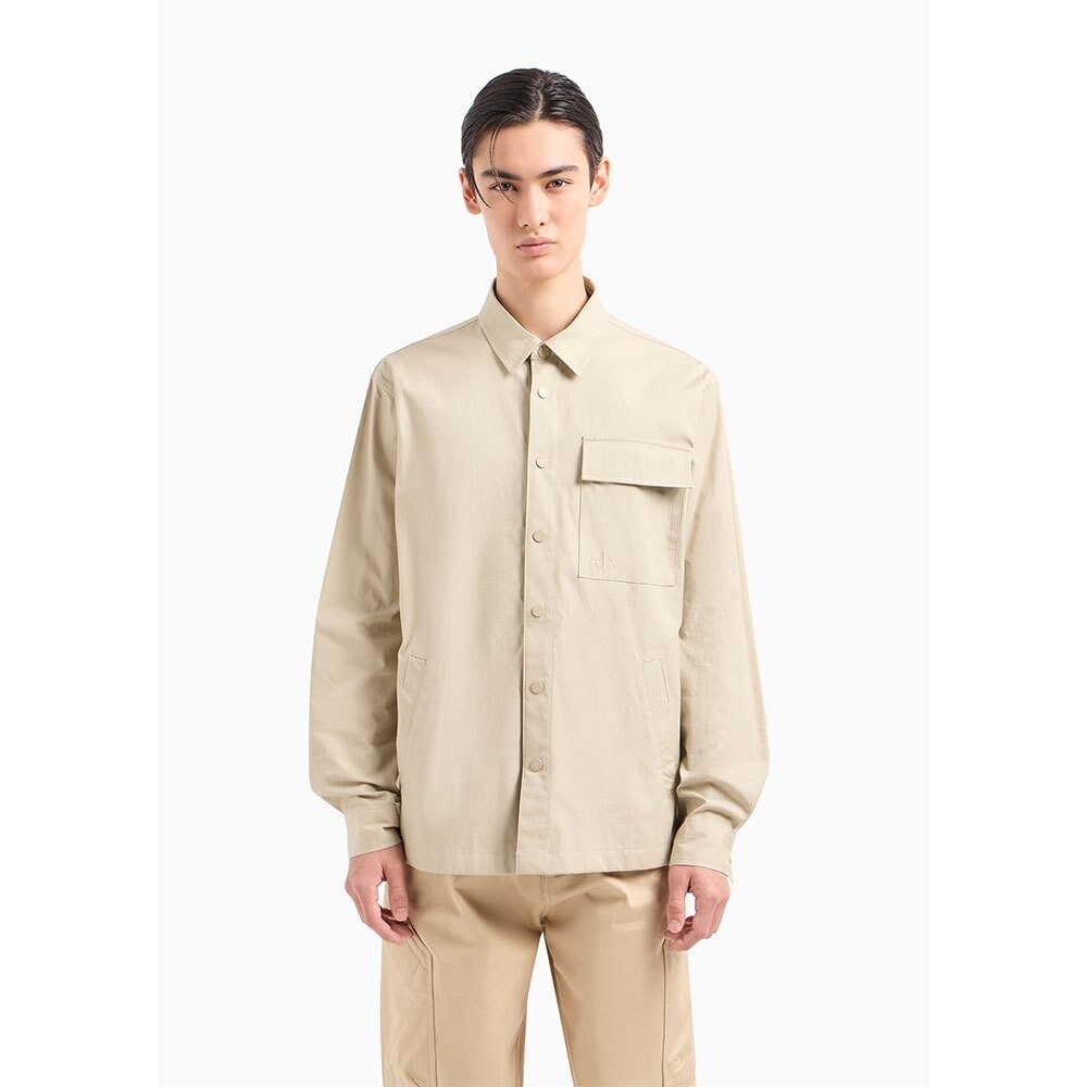 

Рубашка с длинным рукавом Armani Exchange 3DZC02_ZN3SZ, бежевый