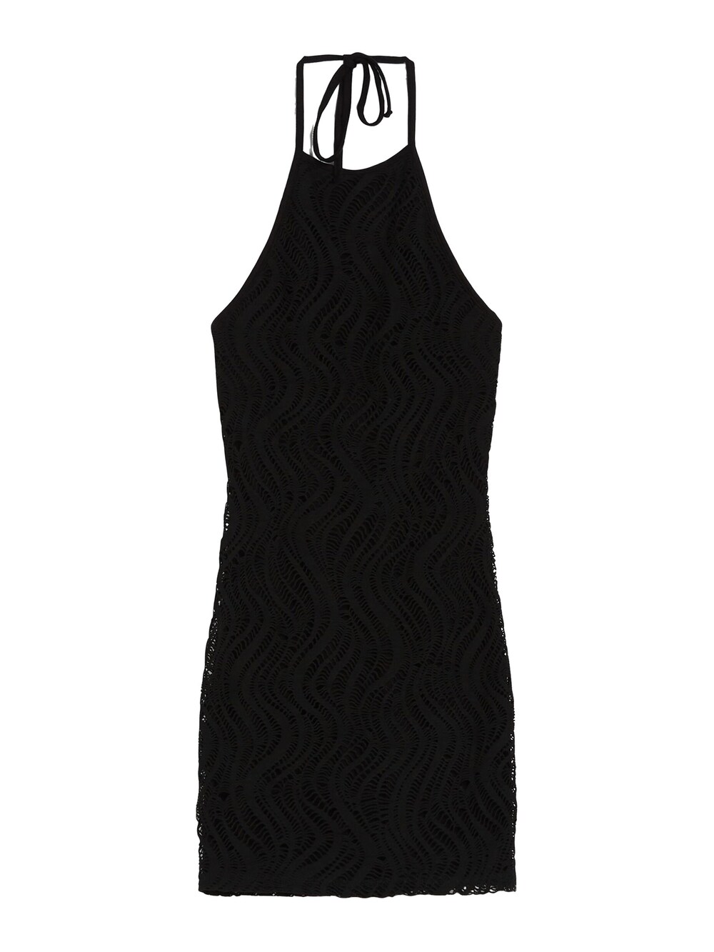 Вязанное платье Bershka, черный вязанное платье bershka экрю