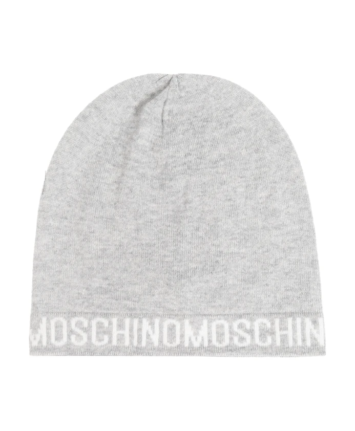 

Кепка с логотипом Moschino, серый