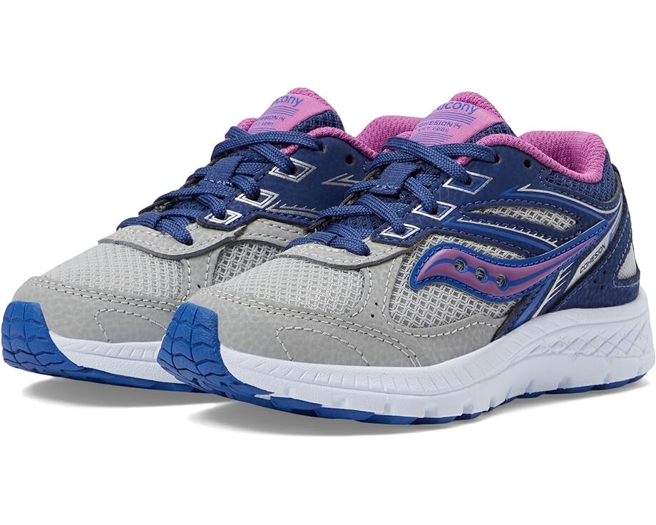 

Кроссовки Saucony Cohesion 14 LTT, цвет Navy/Grey/Grape