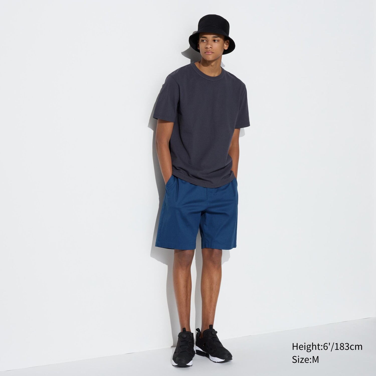 

Комфорт эластичные сухие шорты UNIQLO, синий