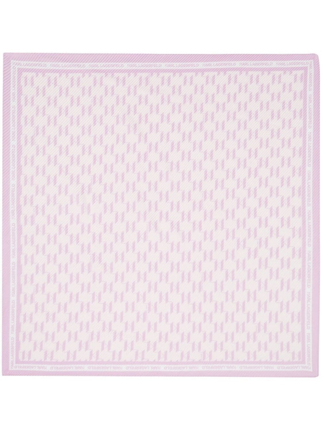 

Karl Lagerfeld плиссированный шарф K/Monogram, розовый
