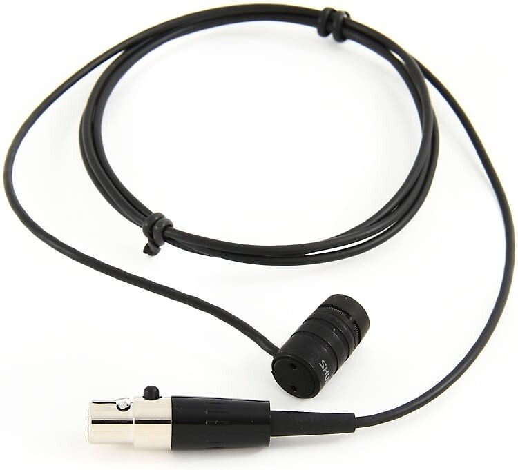 Микрофон петличный Shure WL184 Supercardioid Condenser Lavalier Mic with 4' TA4F Cable микрофон петличный shure cvl b c tqg centraverse lavalier condenser mic with ta4f condenser