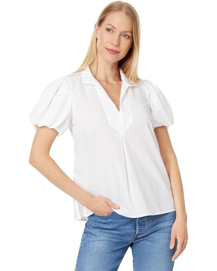 

Топ Tommy Bahama Oceana Poplin Puff Slv, белый