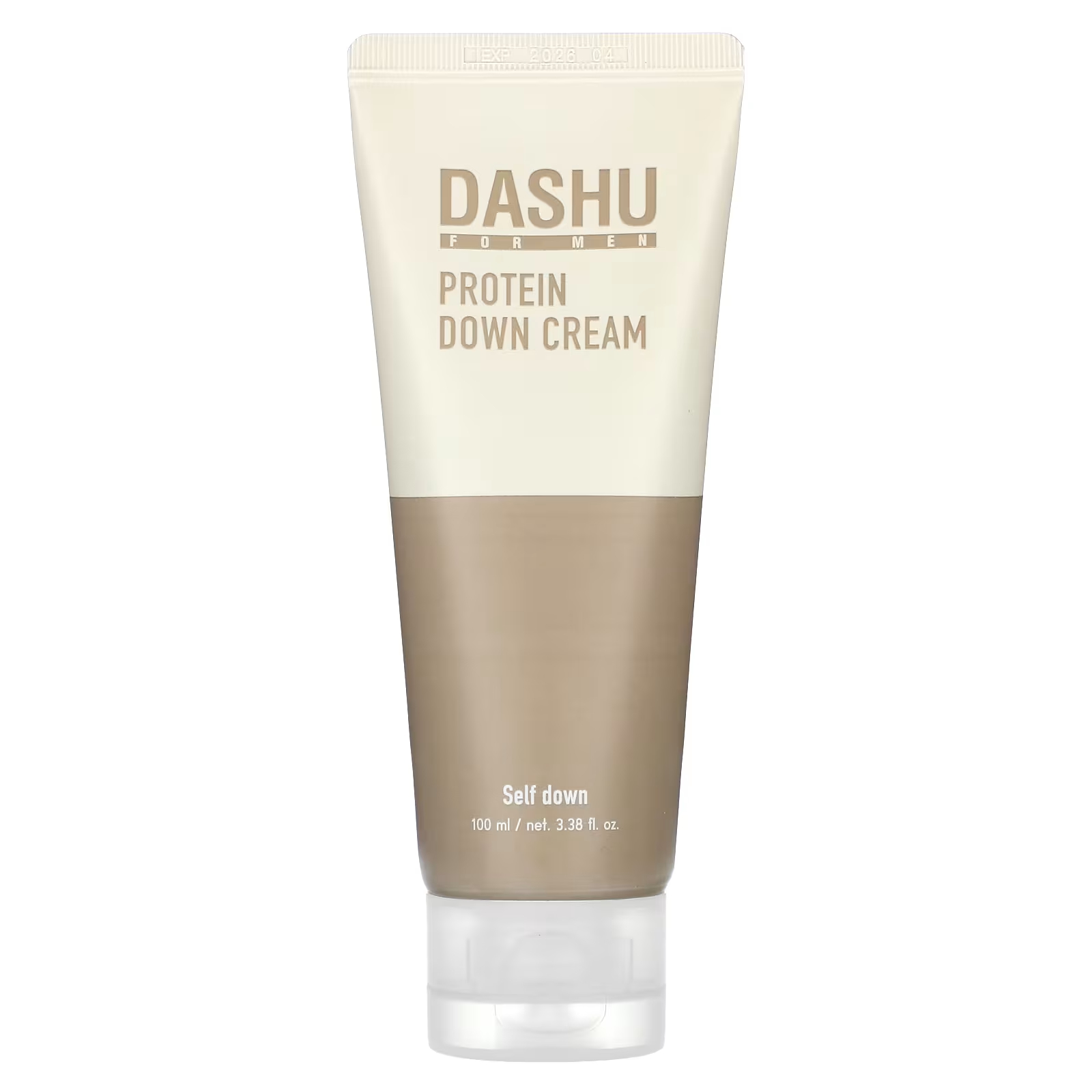 Dashu For Men Протеиновый пуховый крем, 3,38 жидких унций (100 мл) натуральный крем для волос dashu daily 5 07 жидких унций 150 мл
