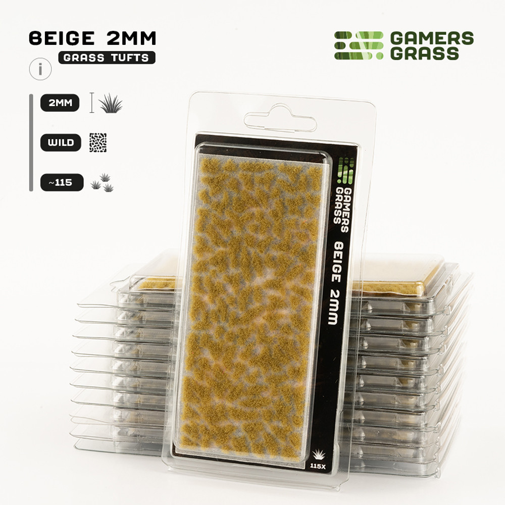 

Аксессуары Gamers Grass Gamers Grass Tufts: Beige - Wild 2mm