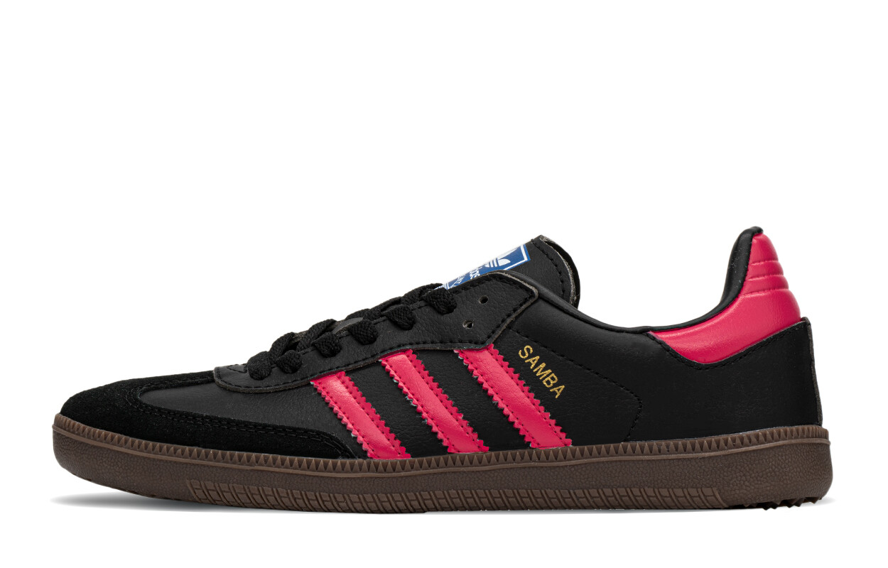 

Кроссовки adidas originals Samba Series Skateboarding Shoes Unisex Low-top Black/pink, черный/розовый