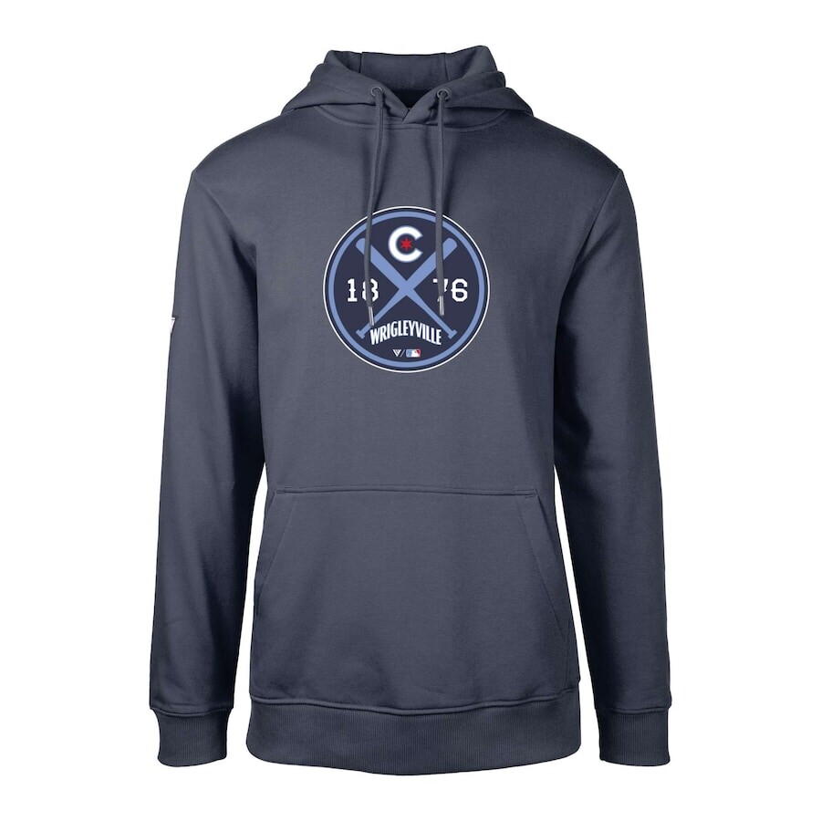 

Пуловер с капюшоном Levelwear Chicago Cubs, нави